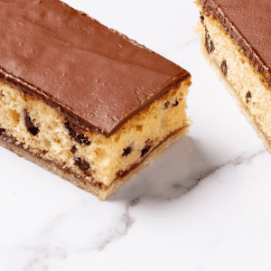 Vanille chocolade cake bar | He Pie