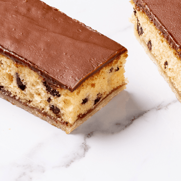 Vanille chocolade cake bar | He Pie